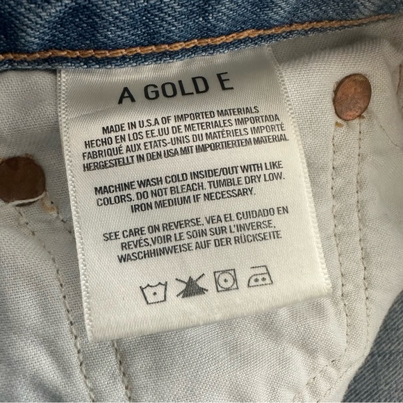 NWT AGOLDE Riley Hi Rise Straight Crop - Picture 10 of 14